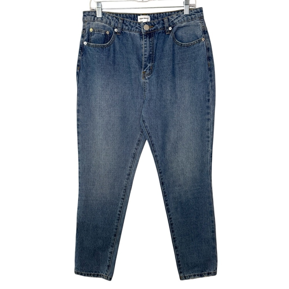 Superdown mom jeans relaxed fit ankle crop casual denim jeans women’s 29